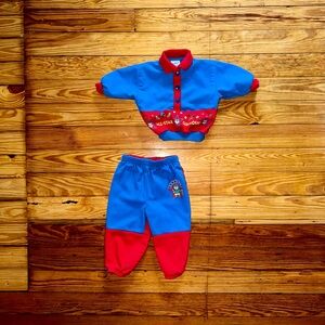 Vintage Oshkosh B’Gosh Sports Bear Colorblock Set